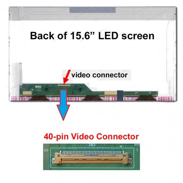 Asus K55VD-SX022R Ekran 15.6 Led Ekran Panel