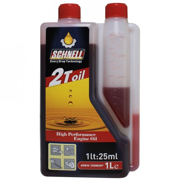 Schnell 2T 1 lt İki Zamanlı Motor Yağı ürün görseli