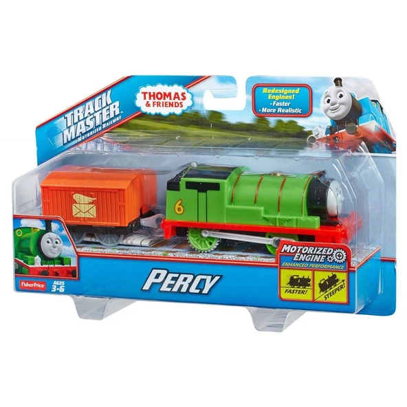 HB Orjinal Fisher Price Thomas ve Arkadaşları Motorlu Büyük Trenler PERCY Thomas & Friends TrackMaster Motorlu Tren - 4