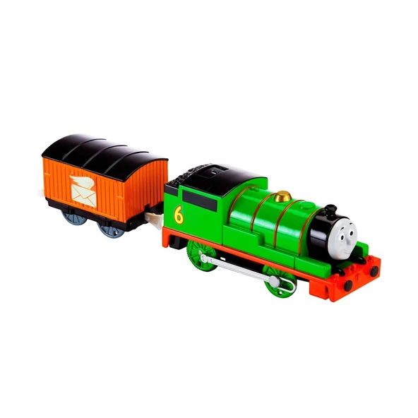 HB Orjinal Fisher Price Thomas ve Arkadaşları Motorlu Büyük Trenler PERCY Thomas & Friends TrackMaster Motorlu Tren