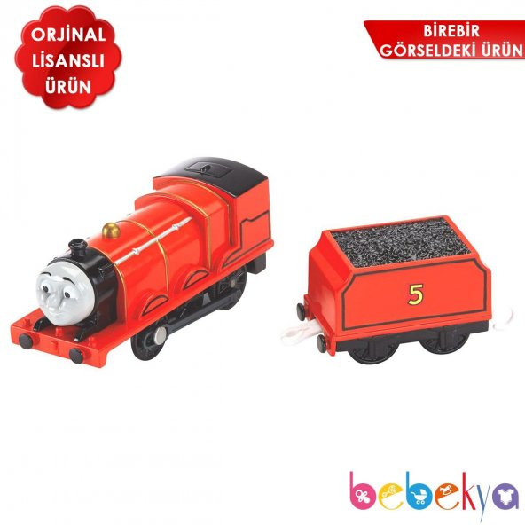 HB Orjinal Fisher Price Thomas ve Arkadaşları Motorlu Büyük Trenler JAMES Thomas & Friends TrackMaster Motorlu Tren - 2