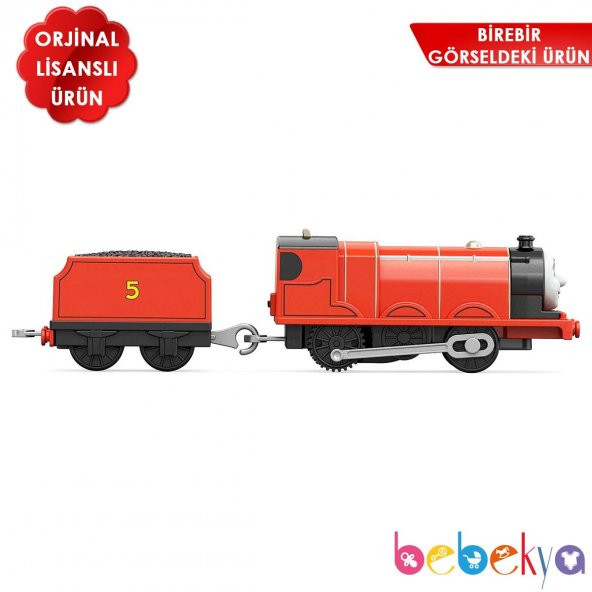 HB Orjinal Fisher Price Thomas ve Arkadaşları Motorlu Büyük Trenler JAMES Thomas & Friends TrackMaster Motorlu Tren - 2