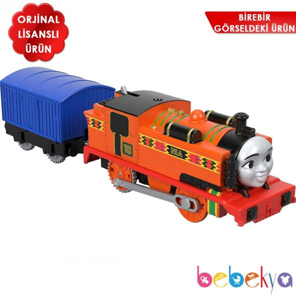 Orjinal Fisher Price Thomas ve Arkadaşları Motorlu Büyük Trenler NIA Thomas & Friends TrackMaster Motorlu Tren