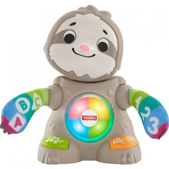 Fisher-Price Linkimals Neşeli Tembel Hayvan, Türkçe, Müzikli ve Işıklı Bebek Oyuncağı GHY93 - 5