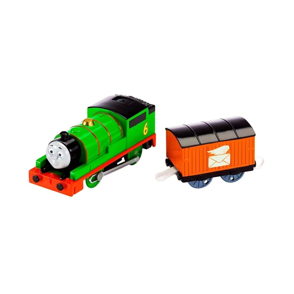 HB Orjinal Fisher Price Thomas ve Arkadaşları Motorlu Büyük Trenler PERCY Thomas & Friends TrackMaster Motorlu Tren - 2