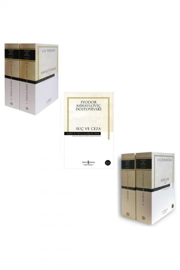 Savaş Ve Barış - Suç Ve Ceza - Sefiller Hasan Ali Yücel Klasikler