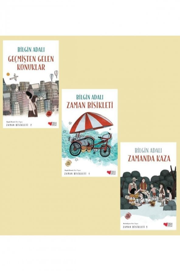 Bilgin Adalı Zaman Bisikleti Seti 3 Kitap (1-2-3)