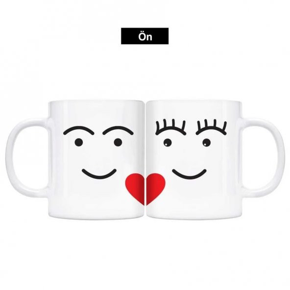 Sevgililer Gününe Özel İsimli İkili Aşk Kupası - 3