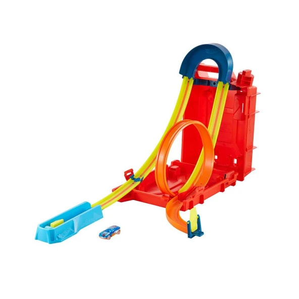 HotWheels Truck Builder Benzin Bidonu Akrobasi HDX78 Lisanslı Ürün