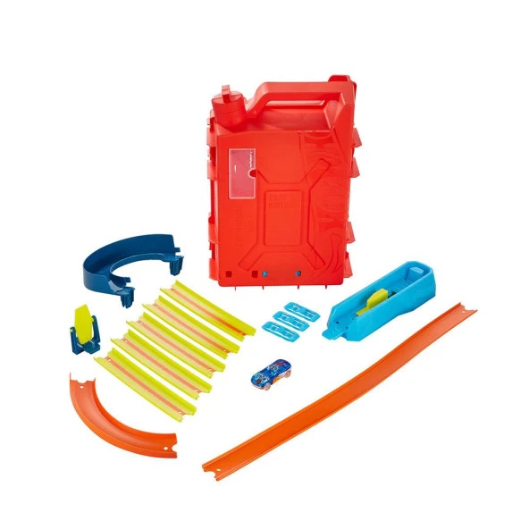 HotWheels Truck Builder Benzin Bidonu Akrobasi HDX78 Lisanslı Ürün - Resim 6