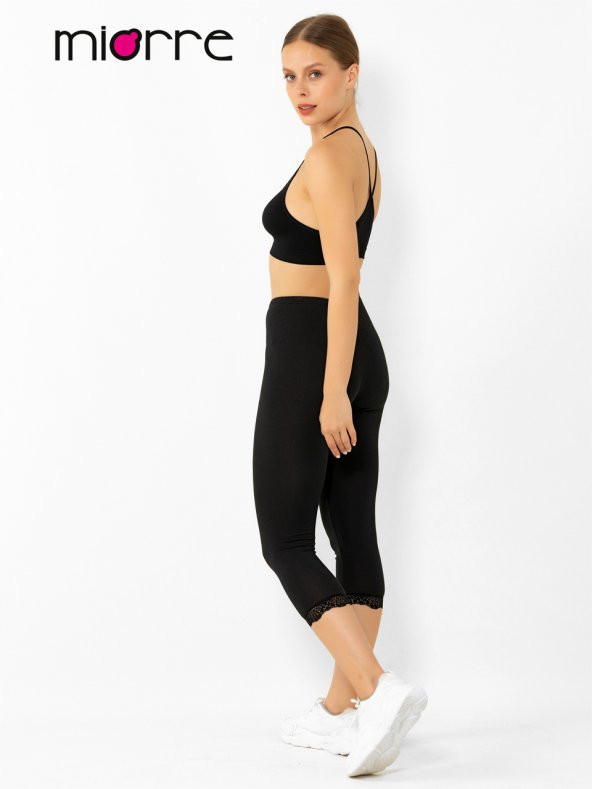 Modal Dantelli Kapri Tayt - Resim 4