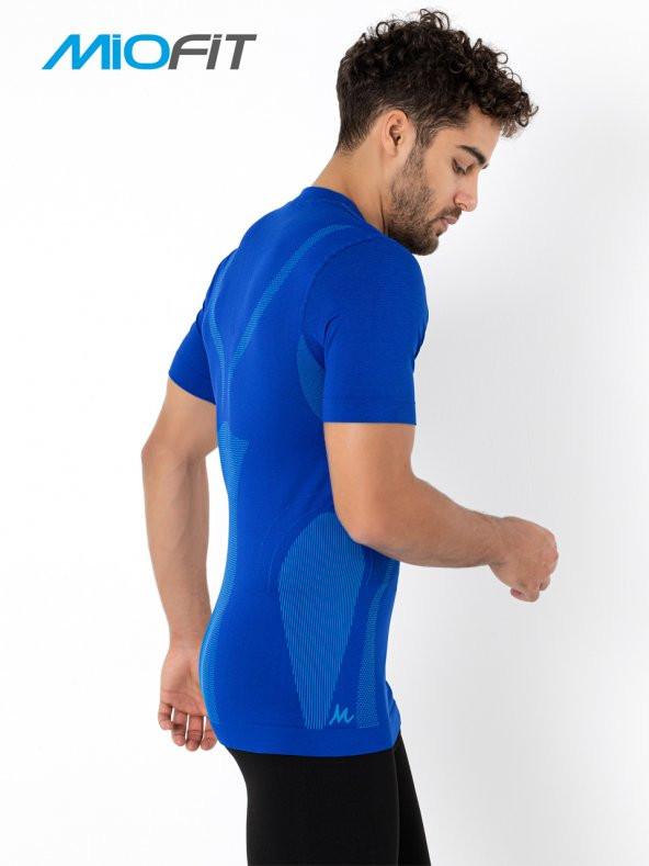 Erkek Active Wear Kısa Kollu Fonksiyonel Spor Tişört - 4