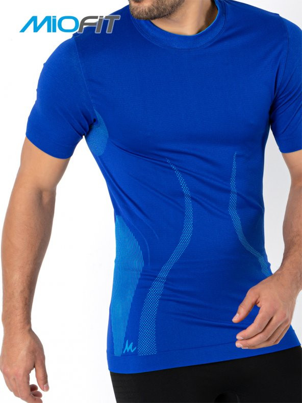 Erkek Active Wear Kısa Kollu Fonksiyonel Spor Tişört - 5