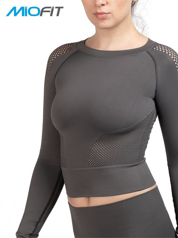 Kadın Efficiency Uzun Kollu Dikişsiz Spor Tişört - 6