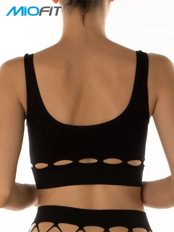 Cutout Destekli Seamless Spor Sütyeni