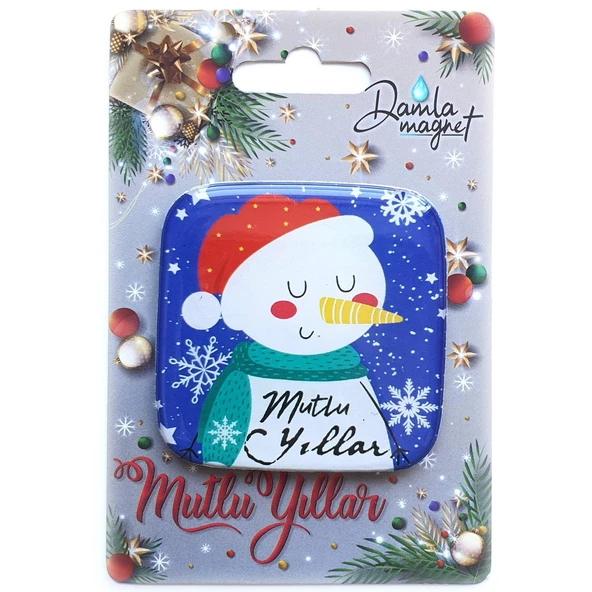 Yılbaşı Yeniyıl Dekorasyonu Mutlu Yıllar Magnet Yılbaşı Masası Dekorasyonu 1 ADET