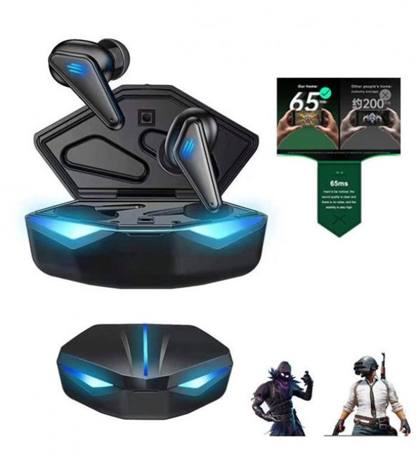 MOBİL OYUNCU KULAKLIĞI TWS PUBG FORTNİTE KALİTELİ SERİ K55 ürün görseli