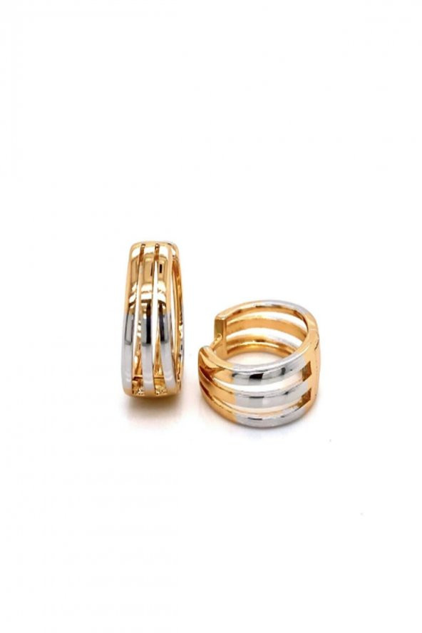Xuping Geometrik Küpe Gold