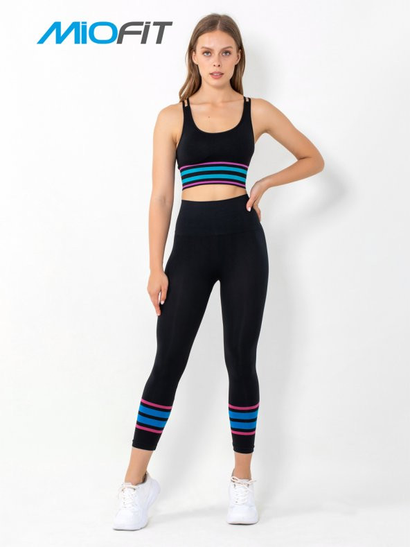 Energy Yüksek Bel Toparlayıcı Seamless Spor Tayt - 2