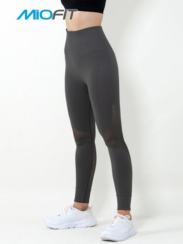 Efficiency Yüksek Bel Toparlayıcı Seamless Spor Tayt - Resim 5