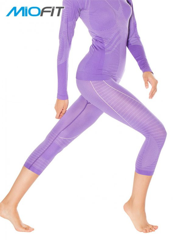 Energy Dry Fit Yüksek Bel 3/4 Seamless Spor Tayt - 5