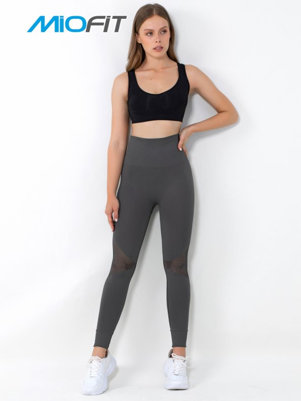 Efficiency Yüksek Bel Toparlayıcı Seamless Spor Tayt - Resim 2