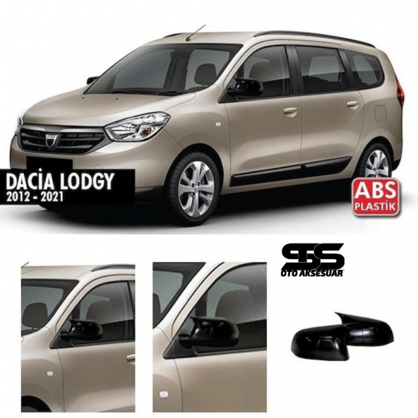 Lodgy Batman Yarasa Ayna Kapağı Piano Black / 2012 - 2021 - 2