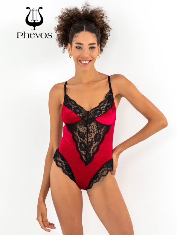 Kadife Bodysuit - Resim 4