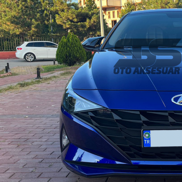 Elantra Sinyalli Batman Yarasa Ayna Kapağı Piano Black / 2021 sonrası - 7