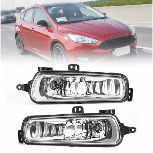 FORD FOCUS 2015-2020 SİS FAR SETİ KROM ÇERÇEVELİ