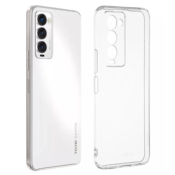 Tecno Camon 18 / 18P Kılıf Kamera Korumalı Silikon Şeffaf Arka Kapak