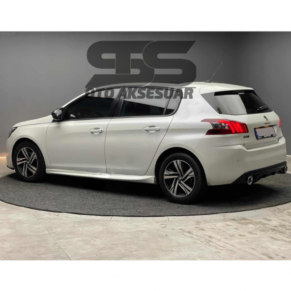 Peugeot 308 Batman Yarasa Ayna Kapağı Piano Black / 2014 - 2021 - 3