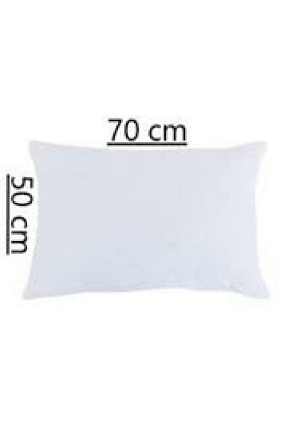 Boncuk Sılıkon  Yastık 5 Adet Antialerjik  Antibakteriyal 50x70cm 800GR Beyaz Diş Kılıfı 100 Pamuk - 3