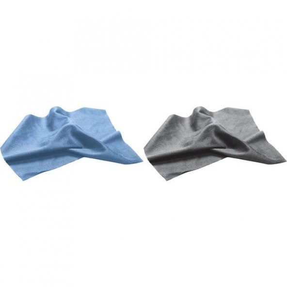 2’li Genel Temizlik Bezi Gri + Mavi