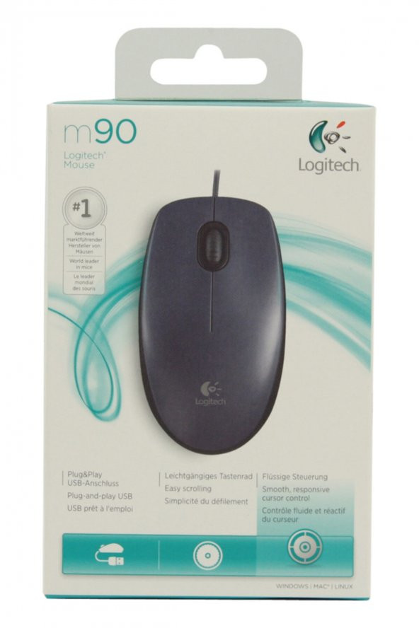 M90 Kablolu Optik Mouse Siyah - 4