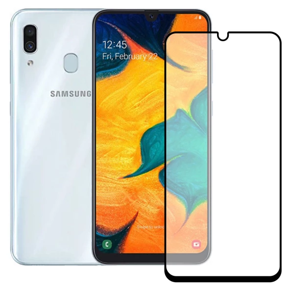 Bufalo Samsung Galaxy A30 / A50 Ekran Koruyucu Seramik Mat Nano 9D Tam Kaplama Siyah