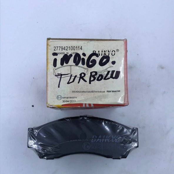 İNDİGO BALATA ÖN TURBOLU