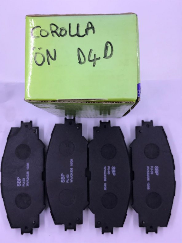 COROLLA BALATA ÖN D4D ESKİ MODEL