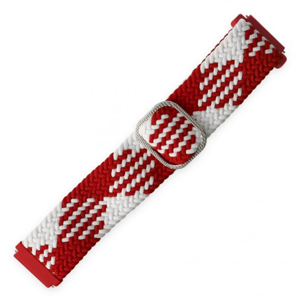 FitCase 22mm Akıllı Saat Uyumlu Star Örgü Akıllı Pimli Saat Kordonu - 4