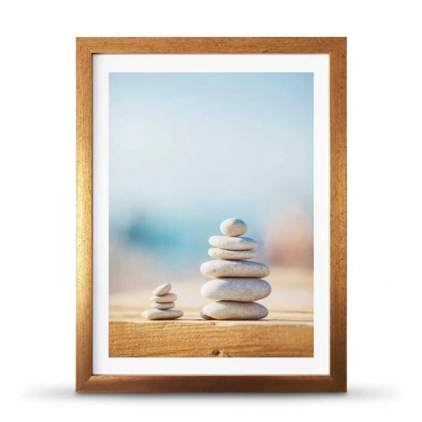 Denge Fotoğraflı Poster Çerçeve - 30x40 cm Büyük Boy - 2