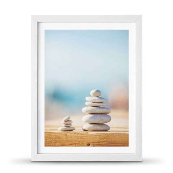 Denge Fotoğraflı Poster Çerçeve - 30x40 cm Büyük Boy - 3