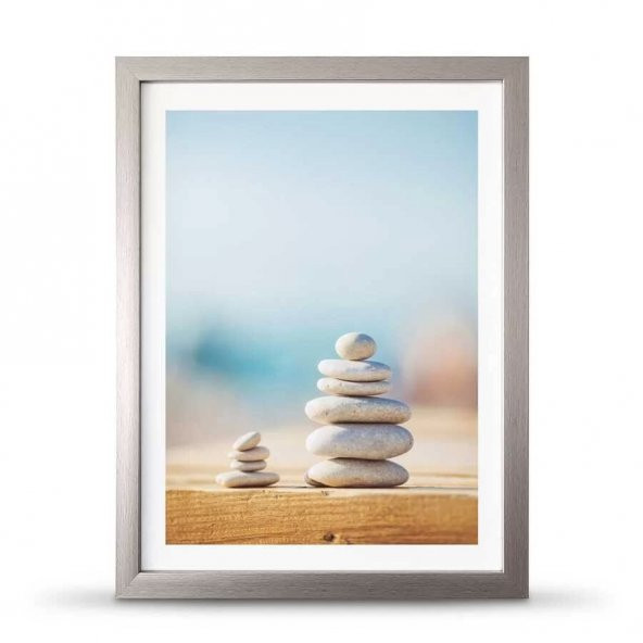 Denge Fotoğraflı Poster Çerçeve - 30x40 cm Büyük Boy - 4