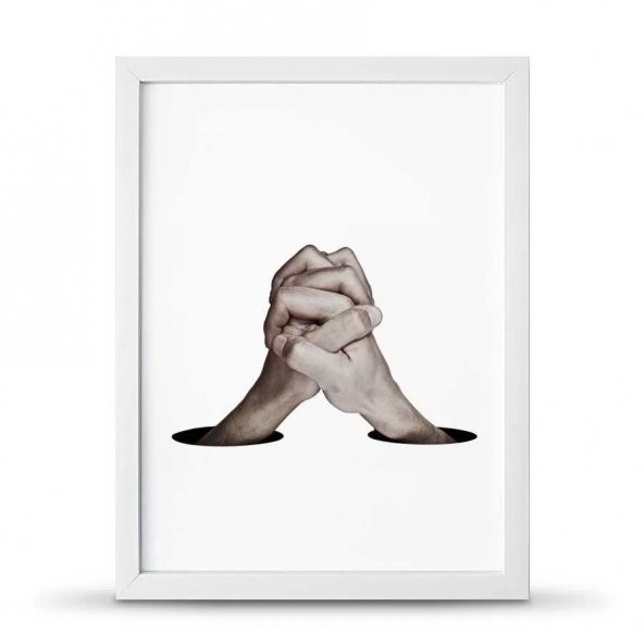 Dayanışma Poster Çerçeve - 30x40 cm Büyük Boy - 1