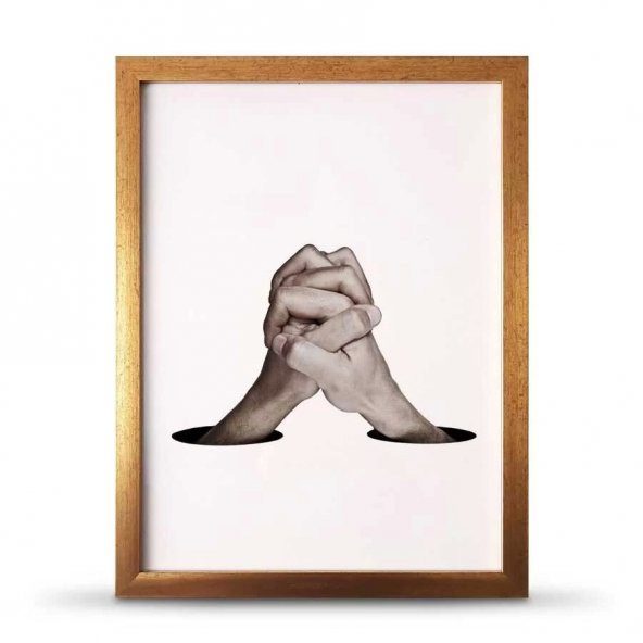 Dayanışma Poster Çerçeve - 30x40 cm Büyük Boy - 5