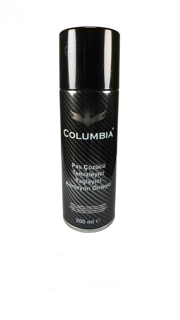 COLUMBIA 200 ML SPREY Pas Temizler, Yağlayıcı,  Korozyon Önleyici - 2