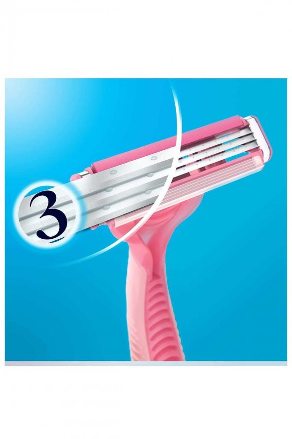 Simply Venus 3 Basic Tıraş Makinesi + 3 Yedek Tıraş Bıçağı 7702018456758 - 4