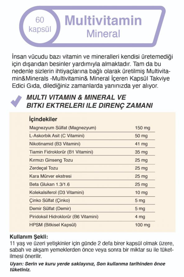 Multivitamin - 4