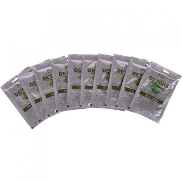 Detoks Aloe Vera Maske 24 Adet - 3