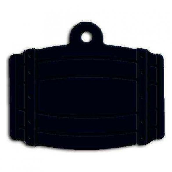 Fıçı Köpek Künyesi Siyah