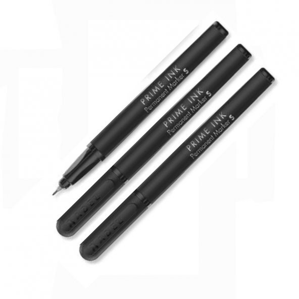 Siyah Asetat Kalemi Permanent S 0,4mm 3 Adet - 3